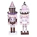 Produktbild 2PC Kuchen Nussknacker HUSAR, Nussknacker Deko Figur: Handbemalter Deko-Nussknacker König, im Erzgebirge-Stil, 26cm