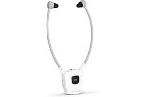 TechniSat STEREOMAN ISI 2 Headphones V2 (2nd Headphones, Wireless Stereo Wireless Headphones Including Battery, without Tansmitter, Only Suitable for STEREOMAN ISI 2 - V2) White