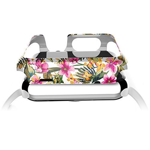 X-Doria Revel Schutz Schutzhülle zum Aufstecken für 38 mm Apple Watch – Floral