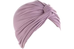 DJC BOUTIQUE Chemo Headwear Headwrap Scarf Beanie Hat Women Stretch Knot Front Turban Olive Green