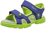 Flexible Laufsohle superfit Jungen Scorpius Riemchensandalen, Blau (Blau/Grün 81), 29 EU
