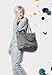 Lassig Green Label Mix 'n Match Diaper Bag Shoulder Bag Handbag Tote-Bag includes Matching Insulated Bottle Holder, wipeable Changing Mat, Stroller Hooks and lots of compartments, has different Colored Straps to Change Length of Bag, Anthracite