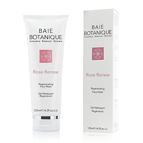 Baie Botanique ∙ Regenerierendes Reinigungsgel ∙ Rose Renew Waschgel mit Rosenwasser, Rose Absolue, Hagebuttenkernöl, Vitamin C, MSM, Grüner Tee.