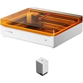 xTool M2 10W Closed Laser Engraver Class 1 with CMYK Printer and Dual Camera Ideal for Engraving and Cutting Wood, Leather an