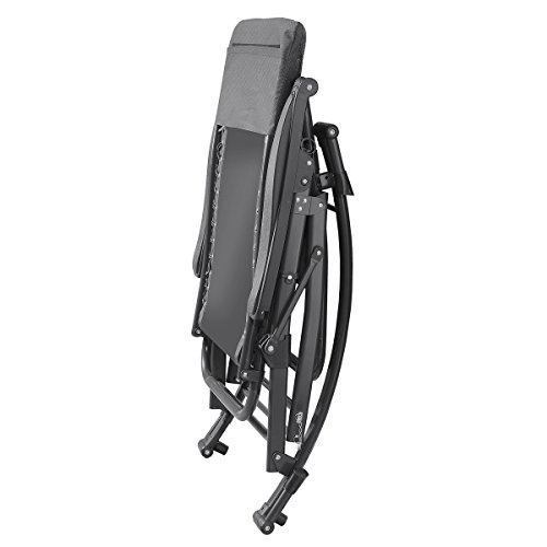 Vario-Schaukelstuhl+ GRATIS Einhänge- Tablett, schwarz - 5