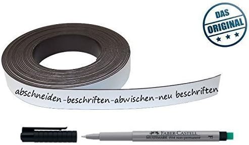 5m Magnetic roll white m. tack writable Refrigerator Shelves Magnets Signs