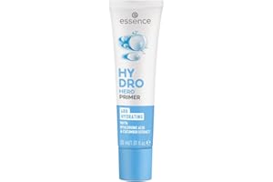 ‎ESSENCE COSMETICS essence HYDRO HERO PRIMER, Weiss, feuchtigkeitsspendend, langanhaltend, glättend, natürlich, vegan, ölfrei, ohne Parabene, ohne Mikroplastikpartikel, 1er Pack (30ml)