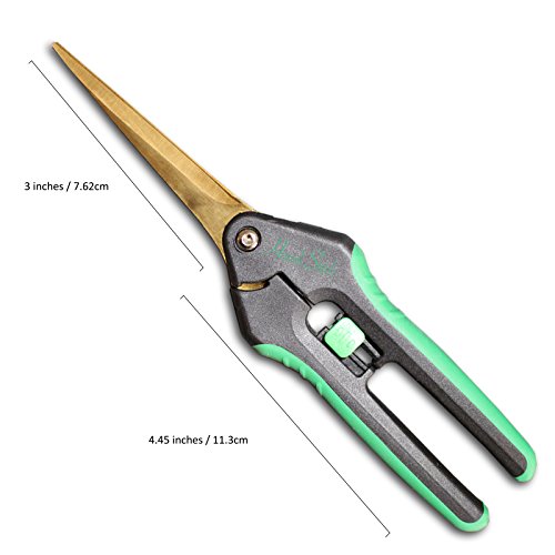 Einfache Bedienung 7,5cm Titan überzogene Schere mit Mikrospitze von Handi Stitch – Professionelle Elastische Schere zum Nähen, Formen, zum Schneiden von Stoff, Leder und Stickereien - 3