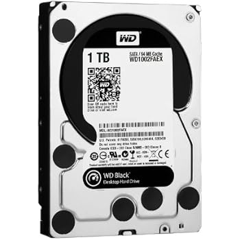 Western Digital WD1002FAEX Black 1TB interne Festplatte (8,9 cm (3,5 Zoll), 7200rpm, 64MB Cache, SATA)