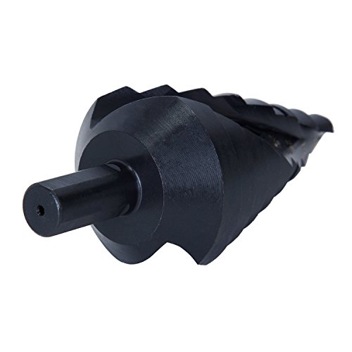 Fortag HSS- Stufenbohrer Profi Schälbohrer Stufenbohrer Konusbohrer Metallbohrer titannitriert Schälbohrersatz Hex Shank Pagoda Schäl-Bohrer Senker Set Bohreraufsatz Stufenbohrer-Satz Blechbohrer 10-45 mm - 5