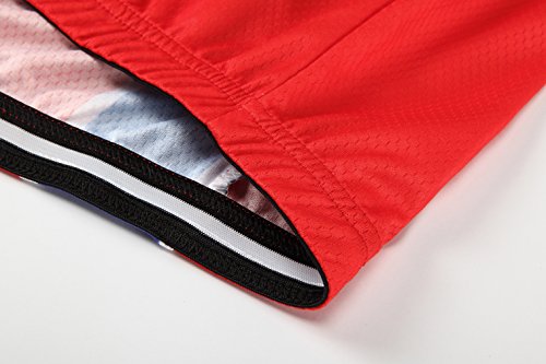 [Größe:S-5XL][option:Trägerhose,3D 2.8cm Sitzpolster] Fahrrad Trikot Langarm Radhose Radtrikot Fahrradbekleidung Herren Männer Hemd mit lange Ärmeln Set Cycling OutdoorTrikots Windjacke Neue - 6