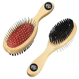 The Pets Company Dog Brush Double Sided Comb for Dogs and Cats, Large