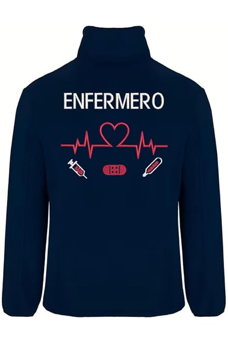 Chaqueta Tcae Forro Polar Sanitario Bordado Personalizable Para