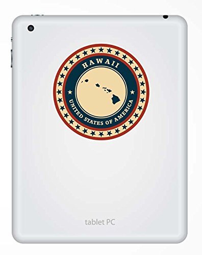 2 x Hawaii USA vinyl Aufkleber Aufkleber Laptop Auto Reise Gepäck Label Tag # 9341 – 10cm/100mm Wide - 3