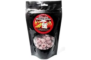 SHAMANIC FIRE Cukierki malinowe, bardzo ostre, 200 g, w woreczku