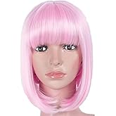 Red Star Blunt Wig - Pink