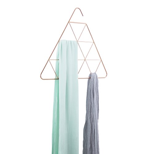 Umbra 294313-880 Closet Pendant Schalhalter, Schalaufhänger, Schalsortierer, Schal, Schals, 15 Dreiecke zu Aufhängen, Verkupfertes metall, kupfer - 3