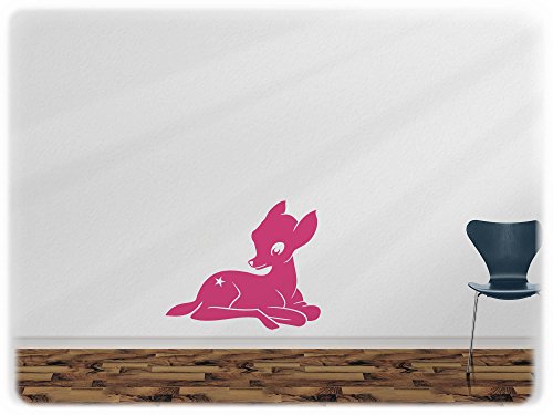 Preisvergleich Produktbild wandfabrik - Wandtattoo - 1 schönes Rehkitz in pink
