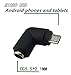 Produktbild DC 5,5 x 2,1 mm Jack zu Micro USB B 5 Pin rechten Winkel männlich Power Adapter