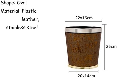 Garbage Bins continental Creative home fices hotel Basket Large Bins without Cover,Small-T