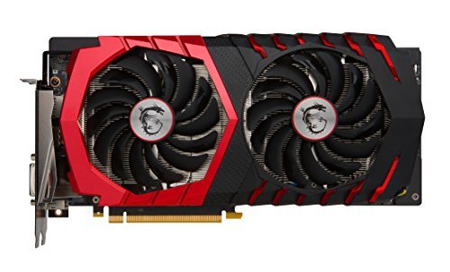 MSI GeForce GTX 1060 Gaming X 6G - Tarjeta gr  fica  refrigeraci  n Twin Frozr Vi  Backplate  LED RGB  6 GB Memoria GDDR5  VR Ready 