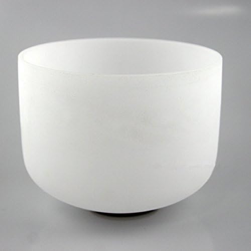 Frosted Quartz Crystal Singing Bowl Note D Sacral Chakra 27cm