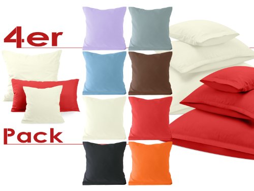 4er Pack zum Sparpreis - Microfaser-Kissenhllen - Wohndekoration in schlichtem Design - 8 modernen Uni-Farben und 3 Gren, 80 x 80 cm, braun 4er Pack zum Sparpreis - Microfaser-Kissenhllen - Wohndekoration in schlichtem Design - 8 modernen Uni-Farben und 3 Gren, 80 x 80 cm, braun