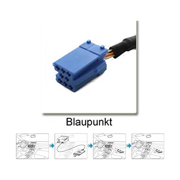 USB SD MP3 AUX In Wechsler CD Adapter für Blaupunkt Radio! – Bild 3