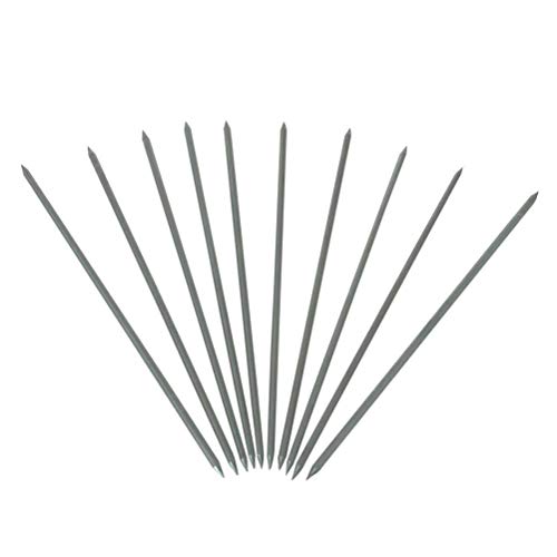 TEN-HIGH, Soudage TIG Électrodes de Tungstène avec 2% de Cérium Aiguisées à 30 °, WC20 (Grises), 2,4mm x85mm, 10pcs.