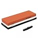 Produktbild Abziehsteine , SIEGES Schleifstein 3000/8000 Doppelseitig Wetzstein Rutschfeste Unterlage Erstklassige Qualität Küchenbedarf AbziehsteinNonSlip Rubber Base & Angle Guide ( Grün / Weiß)
