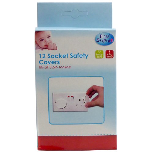 Baby Proof Plug Socket Safety Cover / Protector / Guard - It Fits All 3 Pin Sockets - (Pack of 12/24) (Pack of 12)