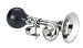 Produktbild Quantio WENKO Hupe - Silber/Schwarz - 17 x 7 cm - Blechhupe für Fahrrad oder Rollator