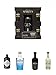 Produktbild Black Gin Gansloser Deutschland 0,7 Liter in GP plus 4 Tonic 250 ml + Hendricks Gin Small Batch 5 cl + Jodhpur Premium London Dry Gin England 0,05 Liter MINI + Mom God Save the Gin England 0,05 Liter Miniatur + Poli Marconi 46 Gin 0,05 Liter Mini