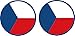 Produktbild 2 x Sticker Selbstklebend Luftfahrt Militärische Air Force Flugzeug Faltoptik REP tschechischen