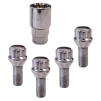 Carpoint 0520503 Ecrous de Roue M12X1,5X26 mm Ball