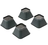 Drive Medical 9cm Stackable Chair Raisers - Strong & Easy to Fit (Set of 4)