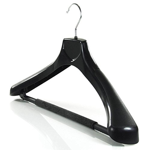 5 Kunststoff Kleiderbügel mit 6 cm breiter Schulterpartie, ca 45cm Hangerworld - 2