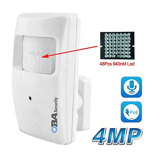 Sricam Italia ObaSecurity Telecamera IP, Camera Sensore PIR, Wi-Fi Infrarossi, Supporto MicroSD, P2P