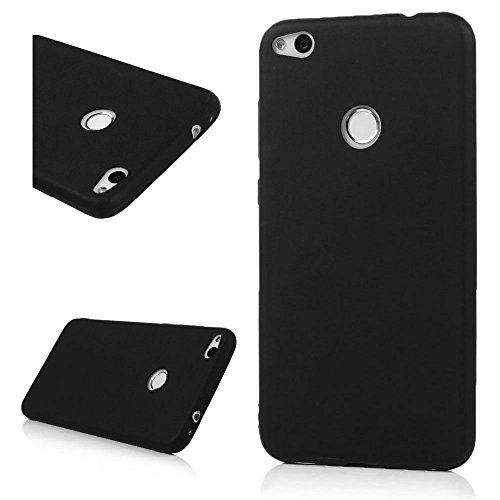 Funda Huawei P8 Lite 2017 Carcasa Silicona Gel Goma Flexible - Mavis s Diary Case Ultra Delgado TPU Cover Protectora para Huawei P8 Lite 2017 - Negra Trasl  cida Azul