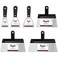 Heybit 2" 3" 4" 6" 8" 10" Putty Knives Set Pack of 6