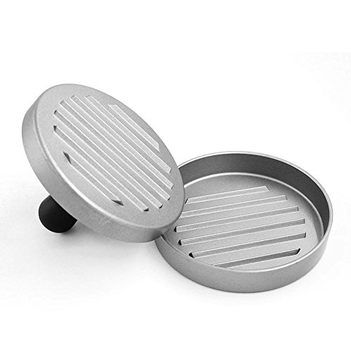 Rightwell Profi Aluminum Beschichet Runden Hamburgerpresse 11cm-Antihaft Burger Presse - 3