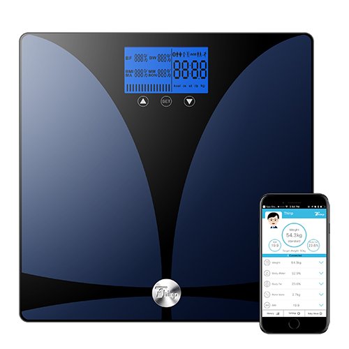 Thinp Báscula de Baño Digital con Análisis Corporal Electrónico Control por APP y Bluetooth