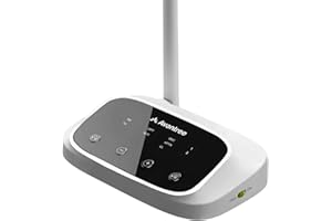 ‎AVANTREE Avantree Oasis B Bluetooth 5.0 nadajnik odbiornik do telewizora, domowe głośniki stereo, tryb bypass, klasa 1 daleki zasięg, wskaźnik LED, optyczny AUX RCA, aptX adapter audio o niskim opóźnieniu do 2
