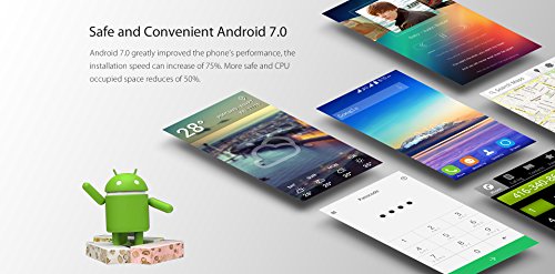 Blackview A7 - 5.0 Zoll IPS Screen 3G Android 7.0 Smartphone, 2MP Front Kamera + 5MP Dual RÃ¼ckfahrkamera, 1.3GHz Quad Core 1GB RAM 8GB, Dual SIM Bluetooth 2800mAh Akku - Schokolade Schwarz