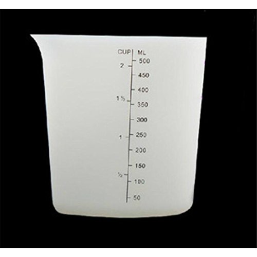 500 ml Herz Silikon Messbecher Cupcake Pancake Liquid Teig Spender Kochen Werkzeug Küche Esszimmer Bar Zubehör Home Supplies - 4