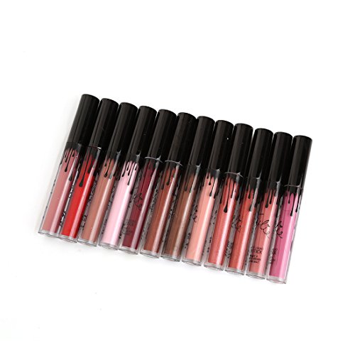 VWH 12 Farben Wasserdichte Dauerrhaft Matte Liquid Lipstik Beauty Lip Gloss