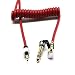 Produktbild Tellaboull for 3,5 Mm (6,5 Mm) Audio Jack Ersatz Coiled Aux Drahtseil Kabel Beats Für Dr.Dre Prodetox Kopfhörer