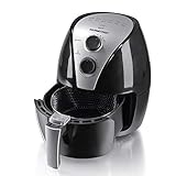 Heißluft-Fritteuse 2,6l 1500W Power zum Backen, Fettarm Frittieren ohne Öl, Grillen und Brotbacken Temperatur Timer (2,6 Liter) Heißluft-Fritteuse 2,6l 1500W Power zum Backen, Fettarm Frittieren ohne Öl, Grillen und Brotbacken Temperatur Timer (2,6 Liter)