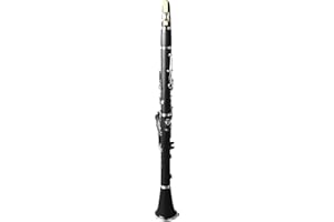 EMUKOEP Professional Bb Clarinet Engineering Plastic Ni Plated Key Clarinet with Gloves Shoulder Strap Cloth Reed Clip
