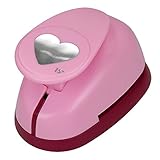 efco 1793023 Stanzer L, Herz Motivstanzer, Kern: Metall, Pink, 9,5 x 6,5 x 6 cm - 